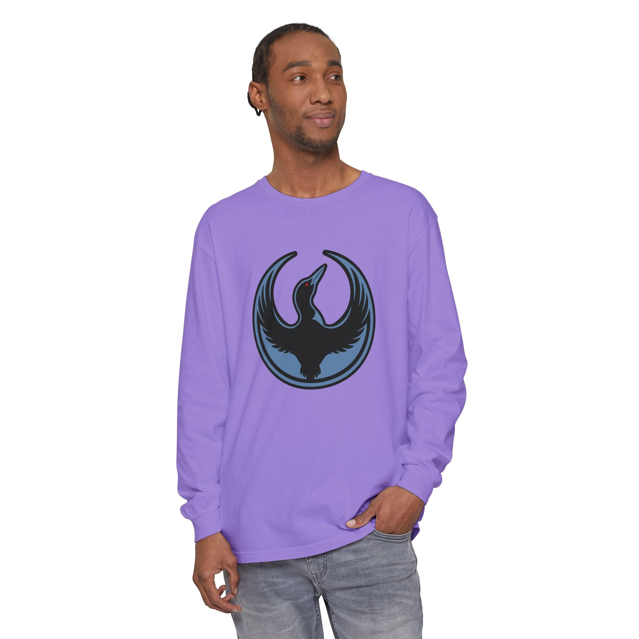 Unisex Garment-dyed Long Sleeve T-Shirt
