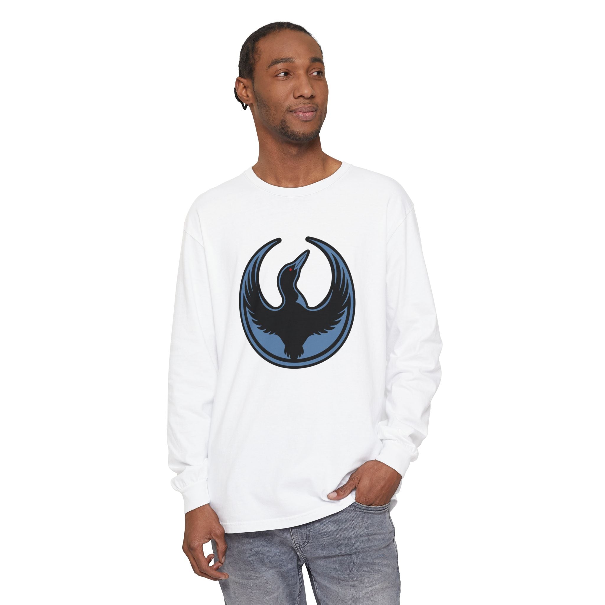 Unisex Garment-dyed Long Sleeve T-Shirt